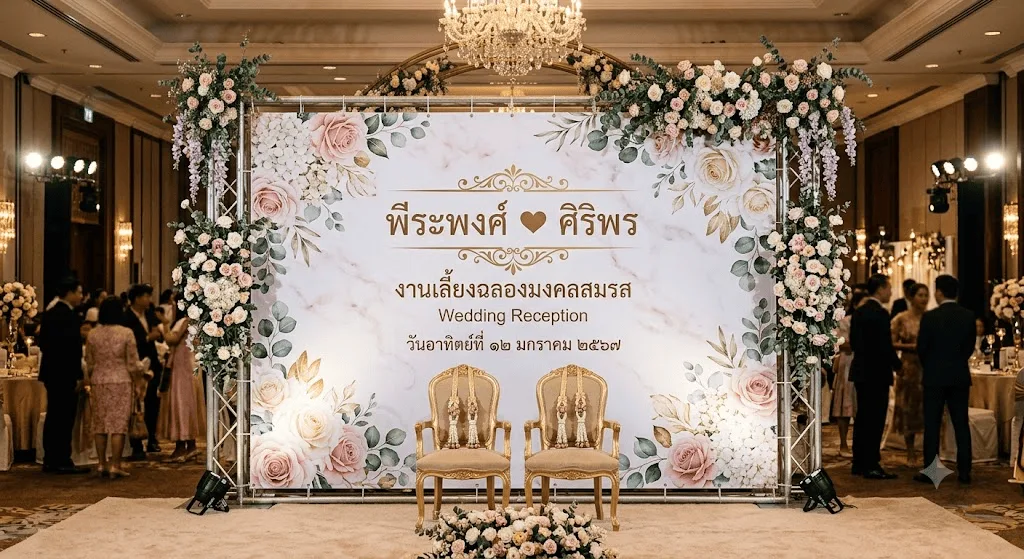 ป้ายไวนิล