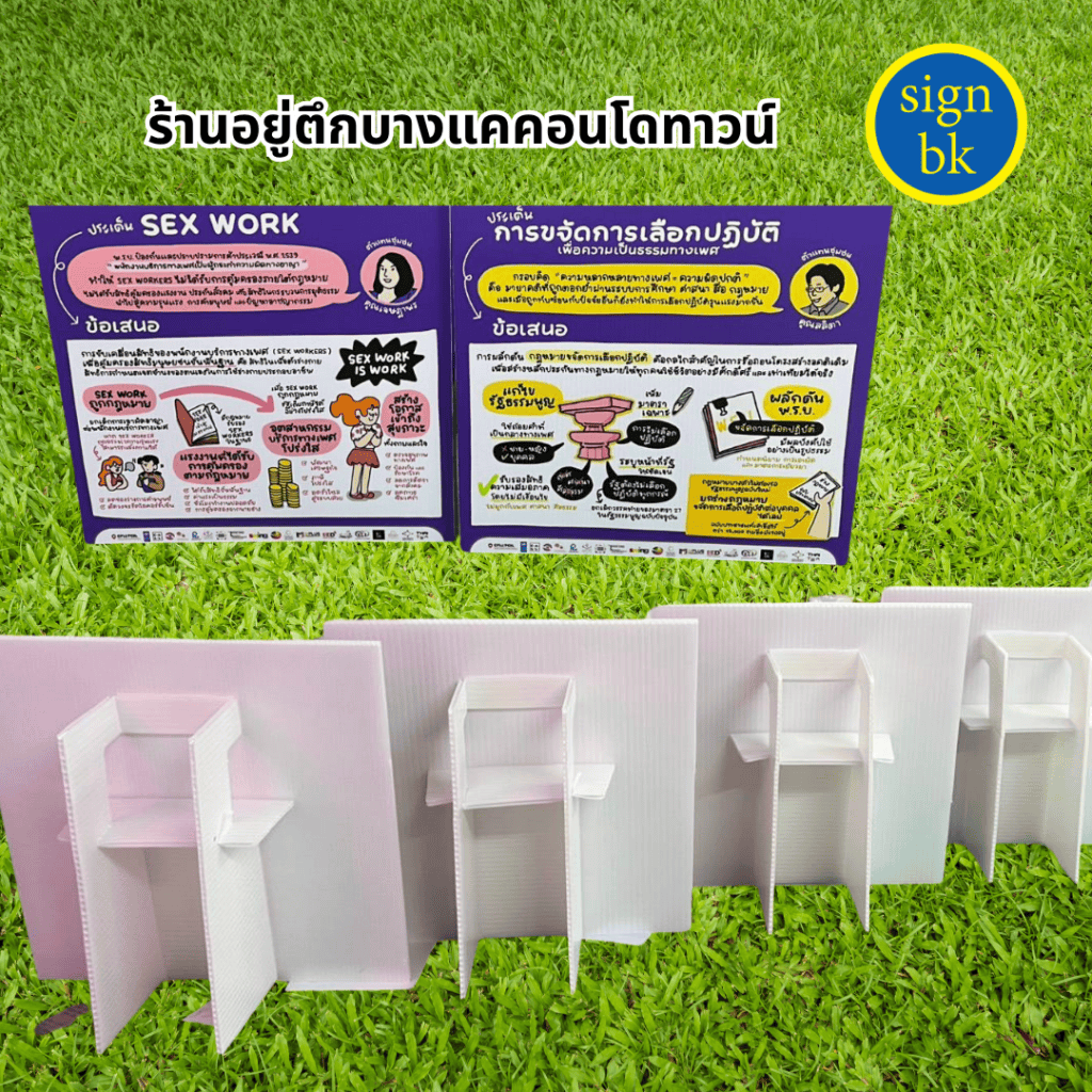 ป้ายอิงค์เจ็ท ผลิตโดย ร้านป้าย signbk